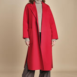 CELIA cappotto vestaglia double IO111046 RED ivy oak 