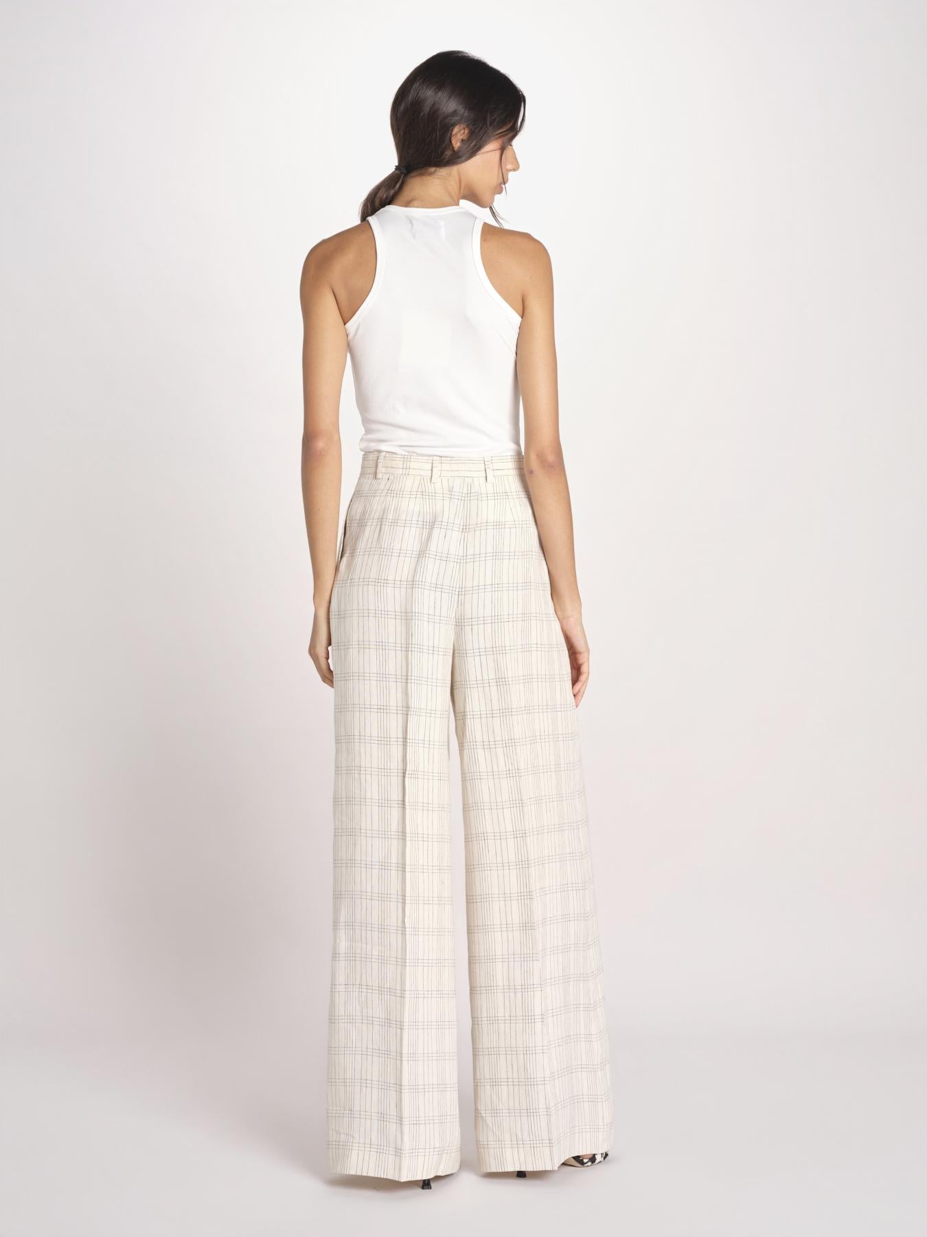 pantalone lino MONIQUE 689 10047 7 quelledue 