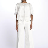 Camicia m/c con nastri 329127 OFFWHITE farm rio 