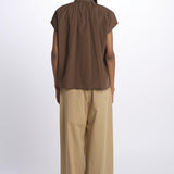Camicia VALLO m/c poppeline 2515111032600 011 weekend maxmara 
