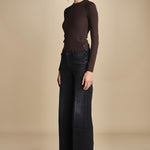 denim lungo zampa 10THE ROLLER SNEAK 415 965 mother 