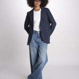 giacca due bottoni in cotone LIVI ESSELING NAVYBLUE true avenue 