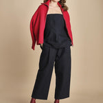 pantalone in cotone double FELLINI SNW DARKEST NAVY studio nicholson 
