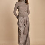 pantalone due pinces lana e seta. PETRA PE81 RES MA nine in the morning 