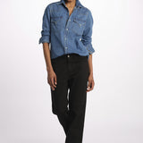 Denim LINDY combo stretto cropped LINDY BLACK true avenue 