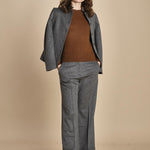 pantalone cropped con risvolto MELODIA 652923 50 quelledue 