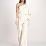 tuta asimmetrica RIO S26-142 004 IVORY oscar 