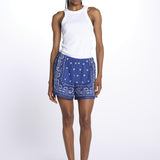 BANDADA SHORT con passamaneria BANDANA SHORT BLUE orsina 