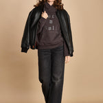 felpa con cappuccio. JWSS01607 CARBONE 021 zadig & voltaire 