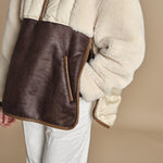 piumino parka in ecopelliccia COLEMAN BEIGE mes demoiselles 