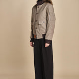 bomber panno uomo BMSWIFTF5 TAUPE bombers original 