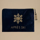 bustina con  fiocco di neve C25P0814 NAVY GOLD milaura 