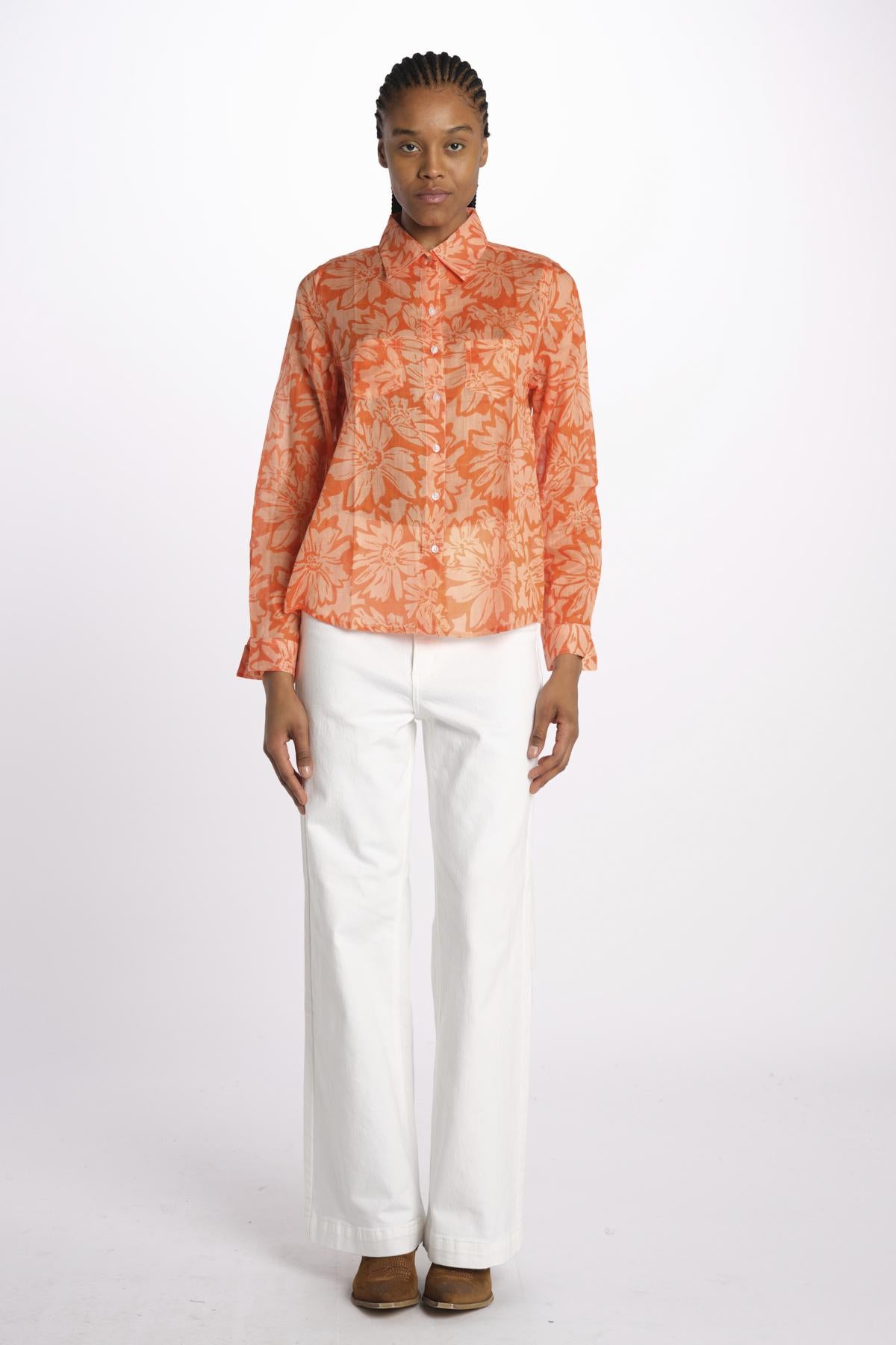 Camicia FLEUR SX7522 5GG14 terre rouge 