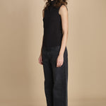 t-shirt senza maniche 3710 NERAS circolo 1901 
