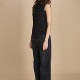 t-shirt senza maniche 3710 NERAS circolo 1901 