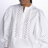 Camicia ROMIE con passamano ROMIE1BLO WHITE antik batik 