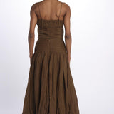 Top spallina+ paillettes CHERIZE TOP MILITARY scarlett poppies 
