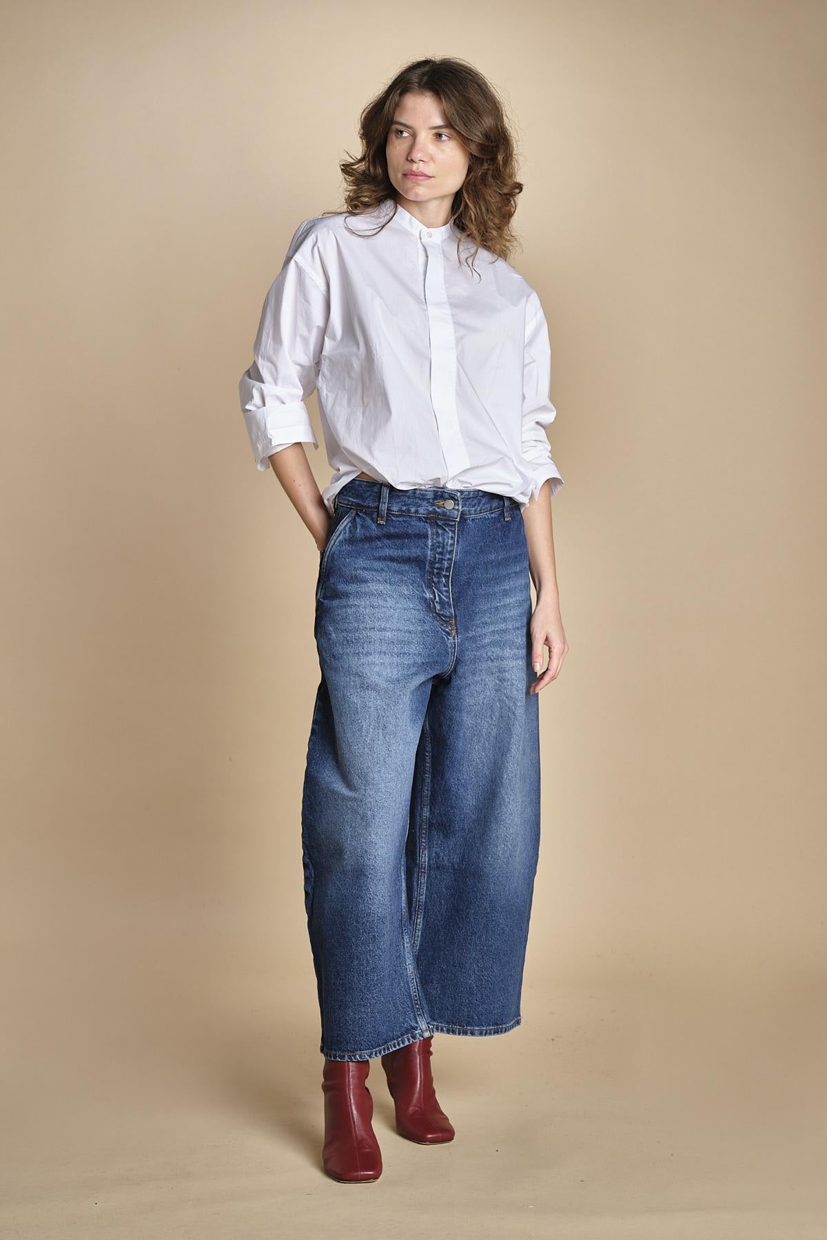 denim over CHALCO SNW WORNVWASH INDIGO studio nicholson 
