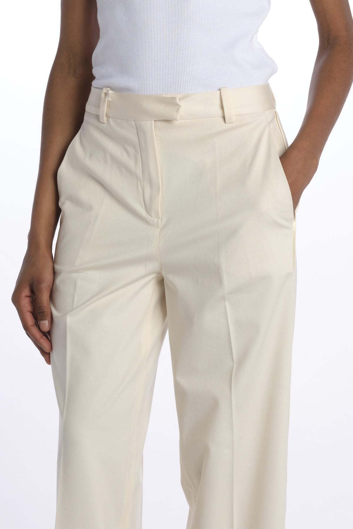Pantaloni filo scozia 3418 AVORIO circolo 1901 