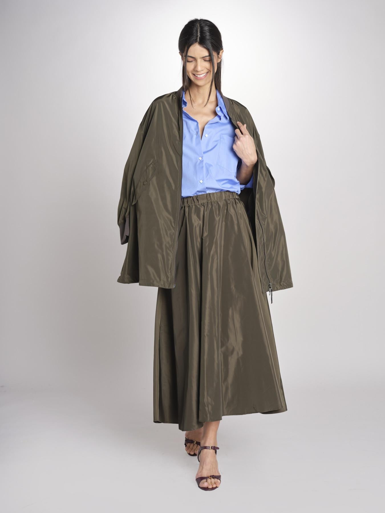 Gonna a ruota in nylon 5N23 01237 MILITARE aspesi 
