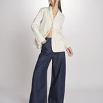 Blazer 3 bottoni gessato 0973 22042 NATURALE aspesi 