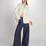 Blazer 3 bottoni gessato 0973 22042 NATURALE aspesi 