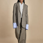 BIRKIN blazer e bottoni in galles MJD514_A26245 COTTON CHECK jejia 