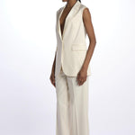 Gilet filo scozia 3417 AVORIO circolo 1901 