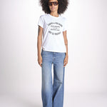 t-shirt con scritta JWTS02769 WHITE 107 zadig & voltaire 