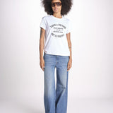 t-shirt con scritta JWTS02769 WHITE 107 zadig & voltaire 