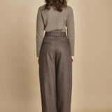 pantalone con due pinces occhio di perenice. PAN0261 MAR1025W soeur 