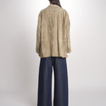 Blazer monopetto dalla linea oversize CEDRO 2615441051600 002 FANGO weekend maxmara 