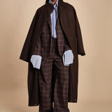 blazer quattro tasche in galles HARRY MJD505_A26240 BROWN COTTON CHECK jejia 