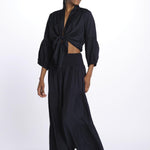 EMILE pantaloni con balze EMILE INDIGO laraethnics 