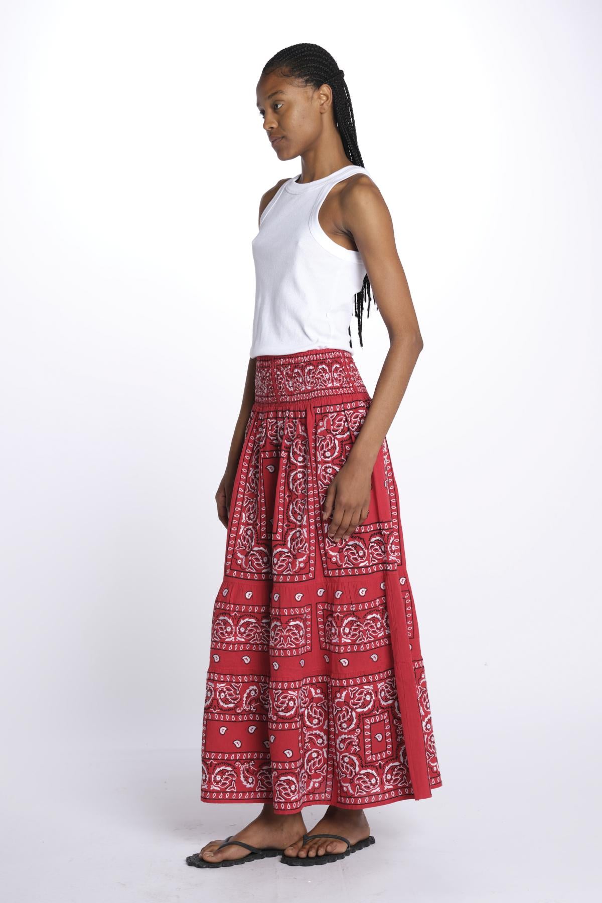 BANDANA SKIRT BANDANA SKIRT RED orsina 