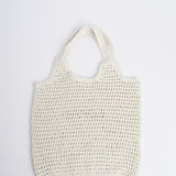Borsa LOVE uncinetto C35099 OFFWHITE mele 