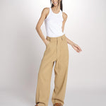 Pantalone con tasche CARLA MJD230_S93058 ROYAL YELLOW jejia 