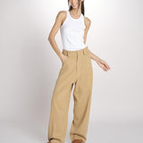 Pantalone con tasche CARLA MJD230_S93058 ROYAL YELLOW jejia 