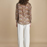 CINEMA camicia con stampa tigre BECH623 NATURAL hartford 