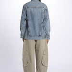 Giubbino denim THE EXTENDED lungo WP25DJA001 SEATTLESEAT frame 