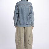 Giubbino denim THE EXTENDED lungo WP25DJA001 SEATTLESEAT frame 