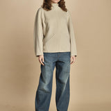 felpa double con cappuccio. PUL0123 BLA0225W soeur 