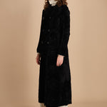 24098 cappotto doppiopetto in astrakan 24098300 NERO milaura 