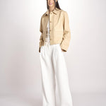 giacca in pelle RONIA BEIGE malina 