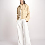 giacca in pelle RONIA BEIGE malina 
