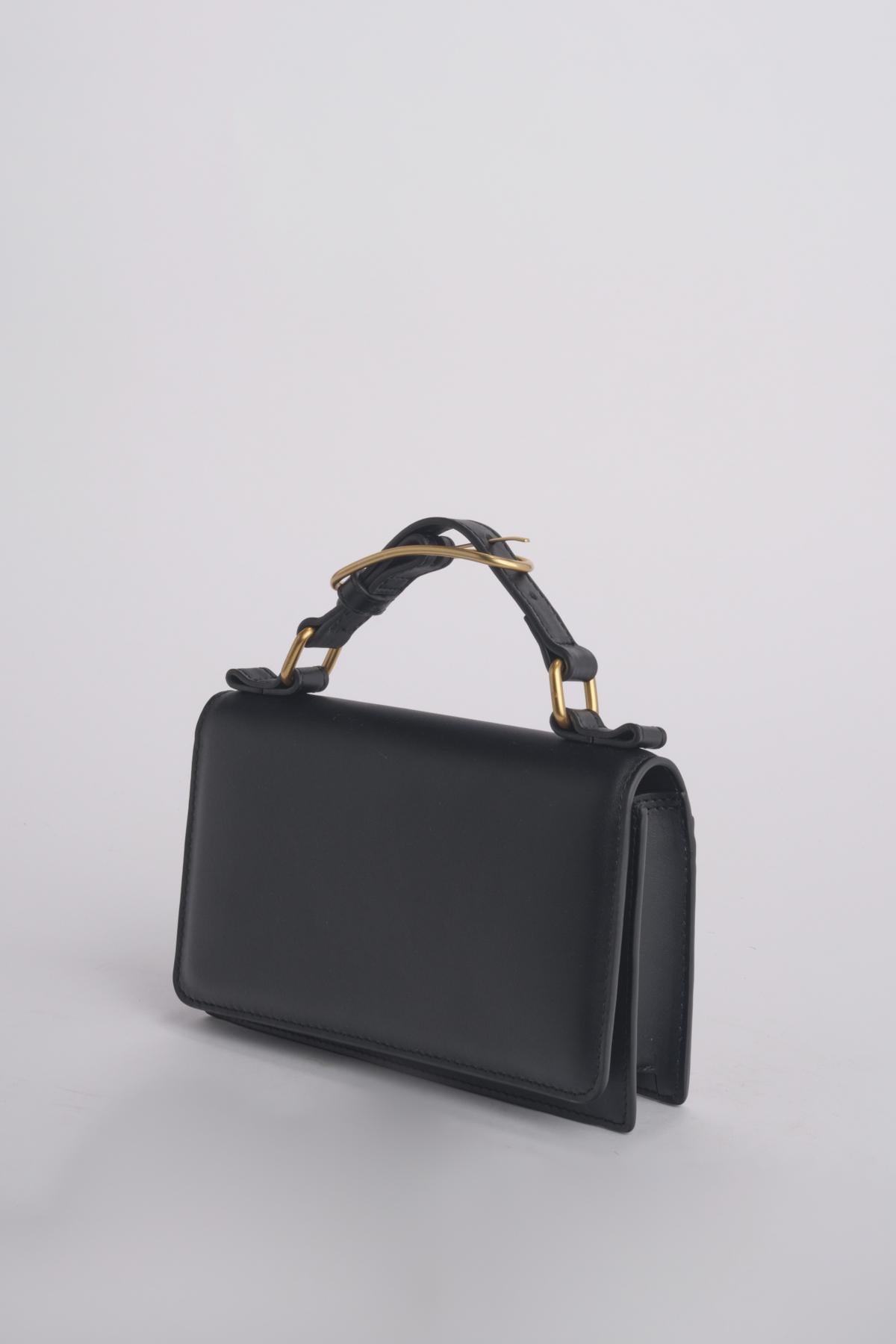 Clutch AUDREY MINI CLUTCH pelle B575CFC BLACK studio AMELIA 