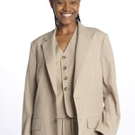 Blazer 2 bottoni linen 252-1401 6204 vis a vis 