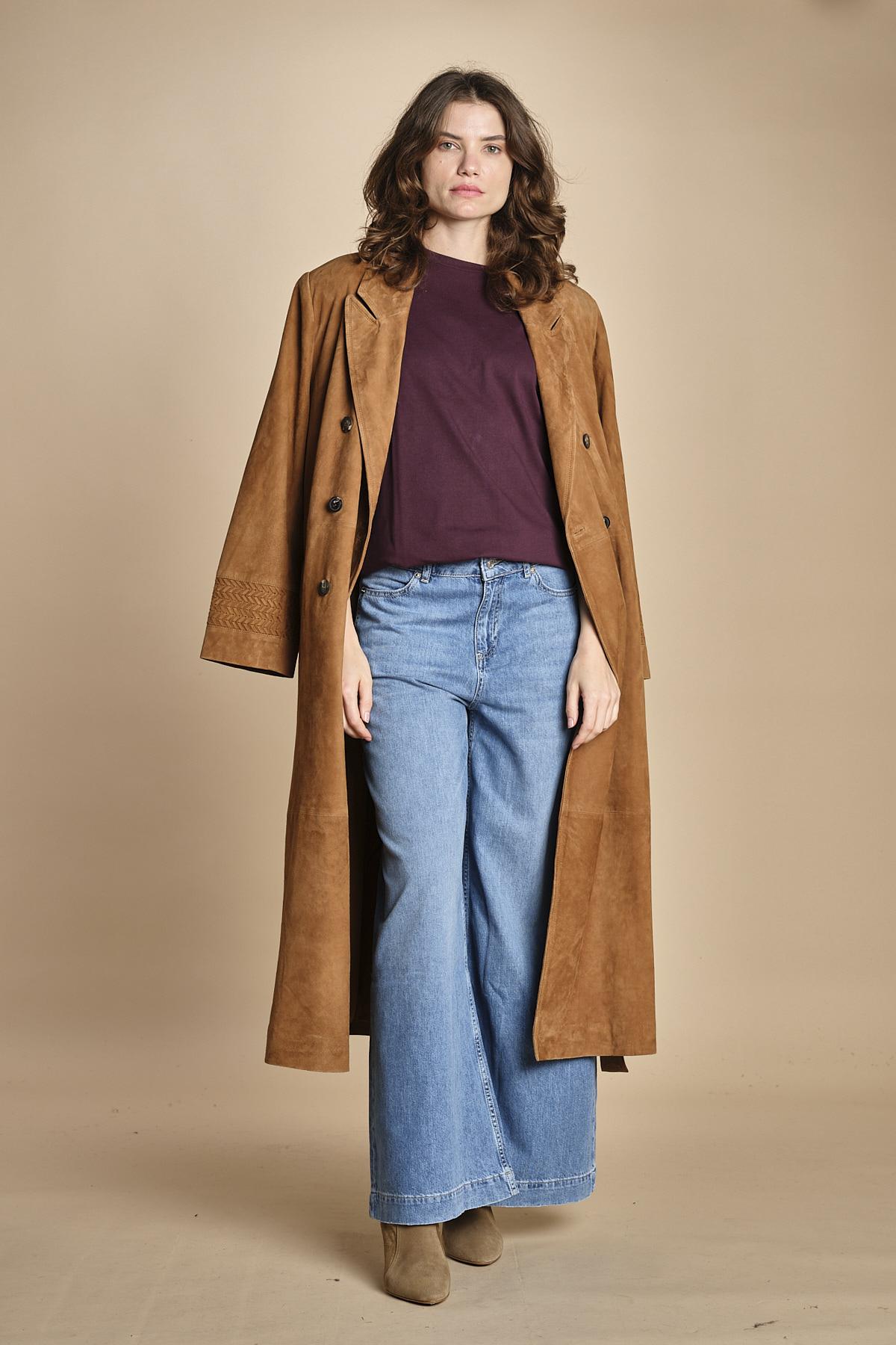 t-shirt con spallina PIO BORDEAUX ba&sh 