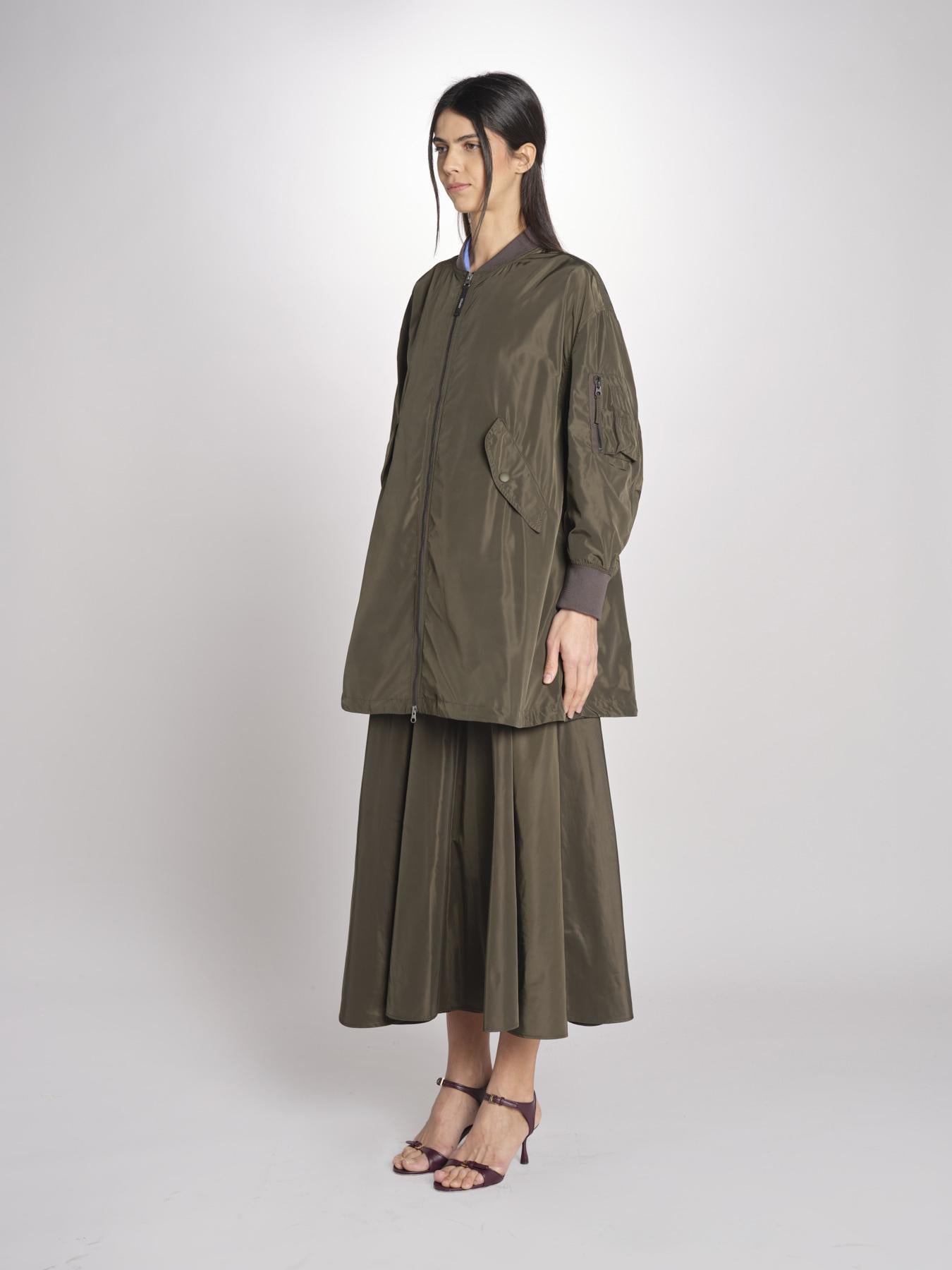 Bomber lungo N622 01237 MILITARE aspesi 