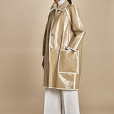 impermeabile profilato AW22MO1-COL LY93 BEIGE martin grant 